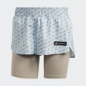 adidas x Marimekko Run Icon 3 Bar Logo 2-In-1 Γυναικείο Σορτς