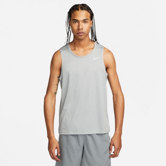 Nike Dri-FIT Miler Run Men's Tank Top Grey DV9321-084