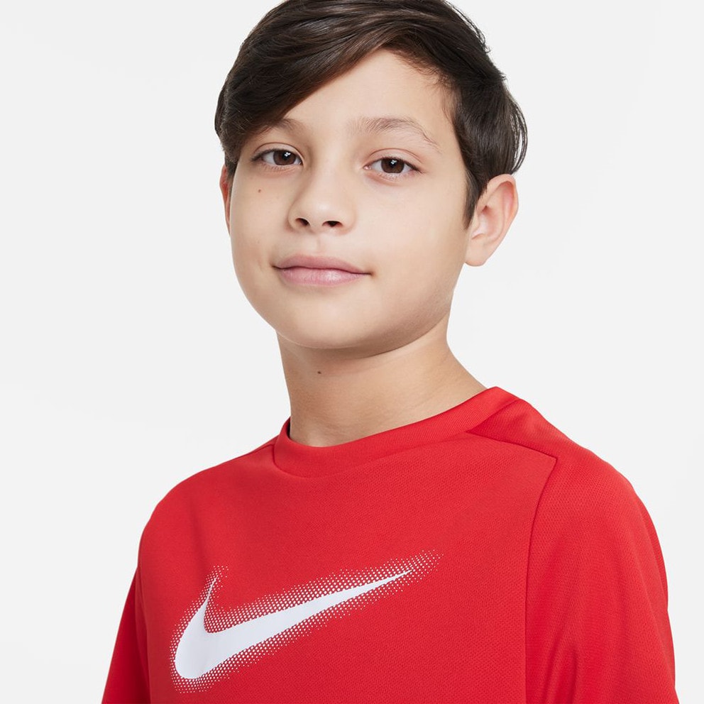 Nike Dri-FIT Multi+ Older Kids' (Boys') Graphic Training Top