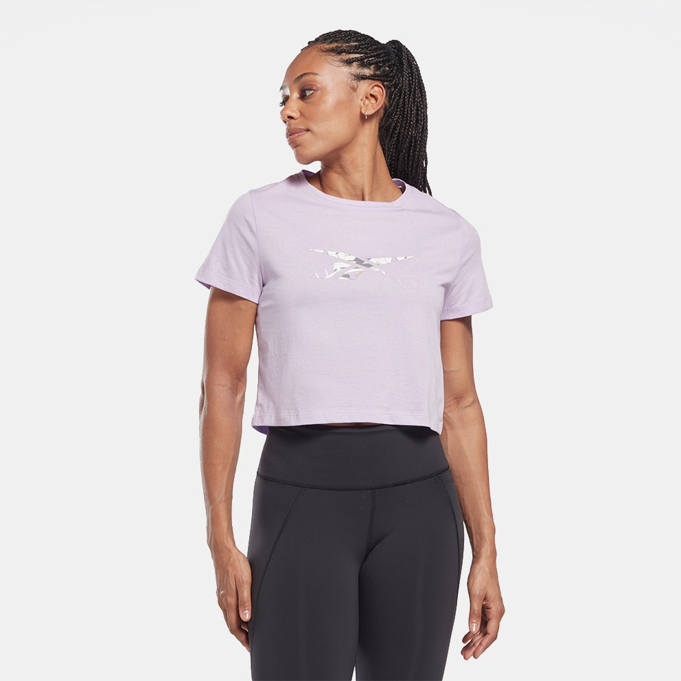 Reebok Sport Graphic Γυναικείο Crop T-shirt