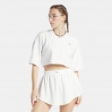 Reebok Classics Cropped Natural Dye Towel Terry Women's T-Shirt