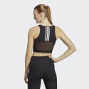 adidas Hyperglam Γυναικείο Αμάνικο Crop Top