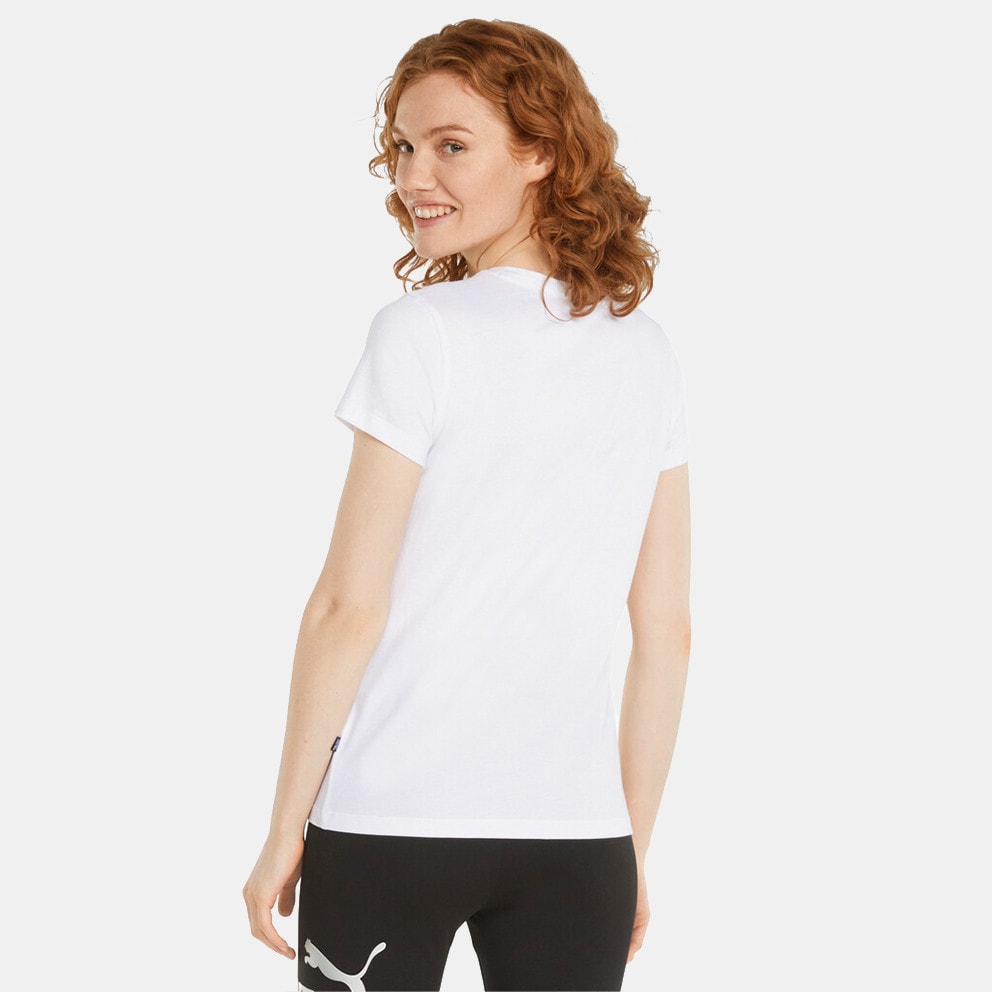 shirt White 848303 - Puma Ess+ Metallic Logo Women's T - 02 - Puma Fille  Mayze Wild PS