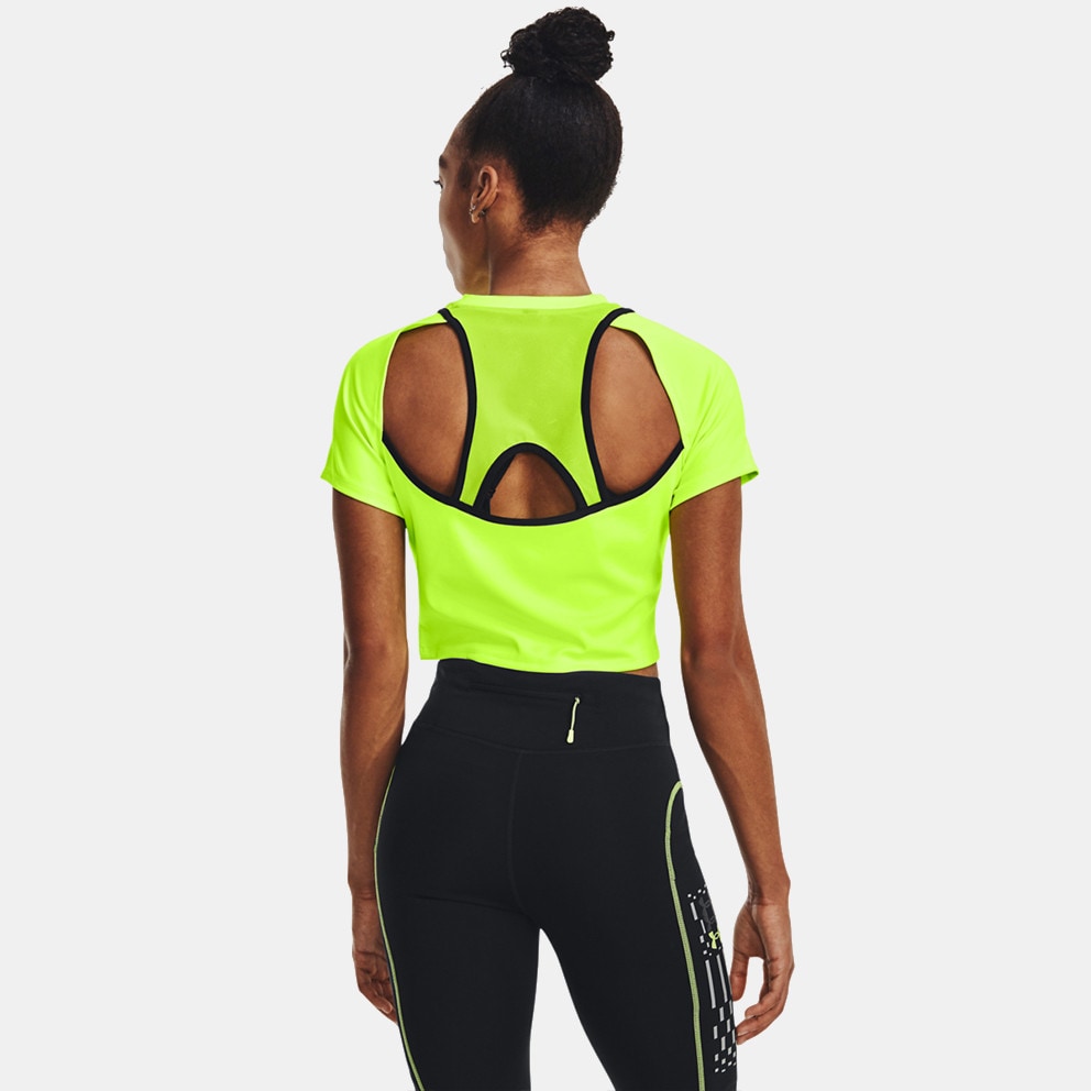 Under Armour Run Anywhere Γυναικείο Cropped T-shirt