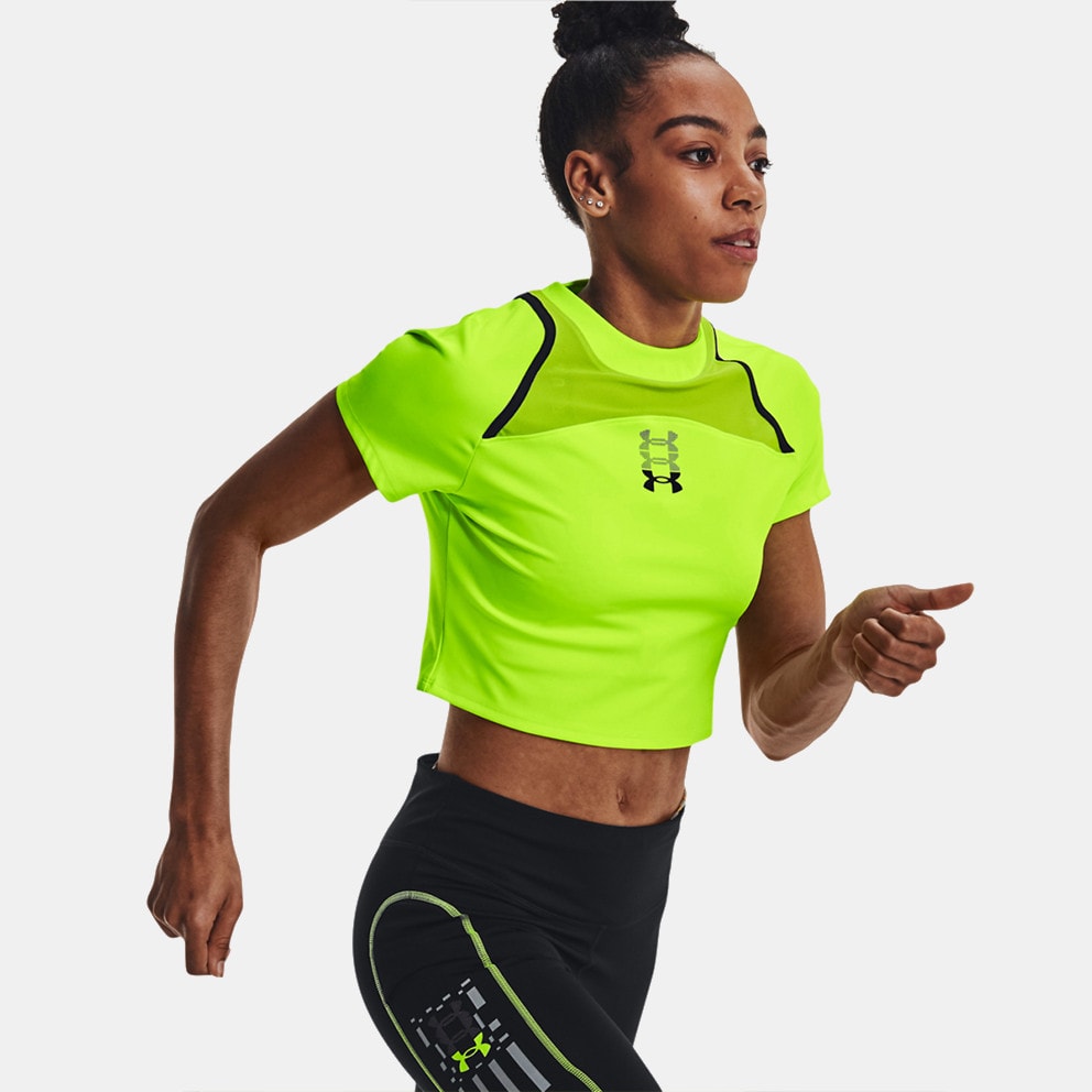 Under Armour Run Anywhere Γυναικείο Cropped T-shirt