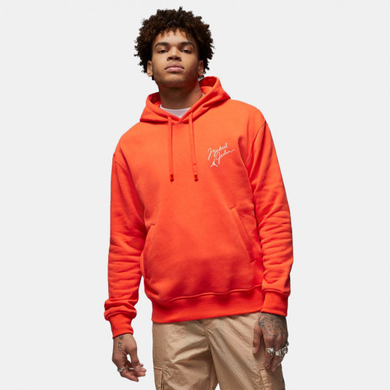 Orange Karl logo sweatshirt in black