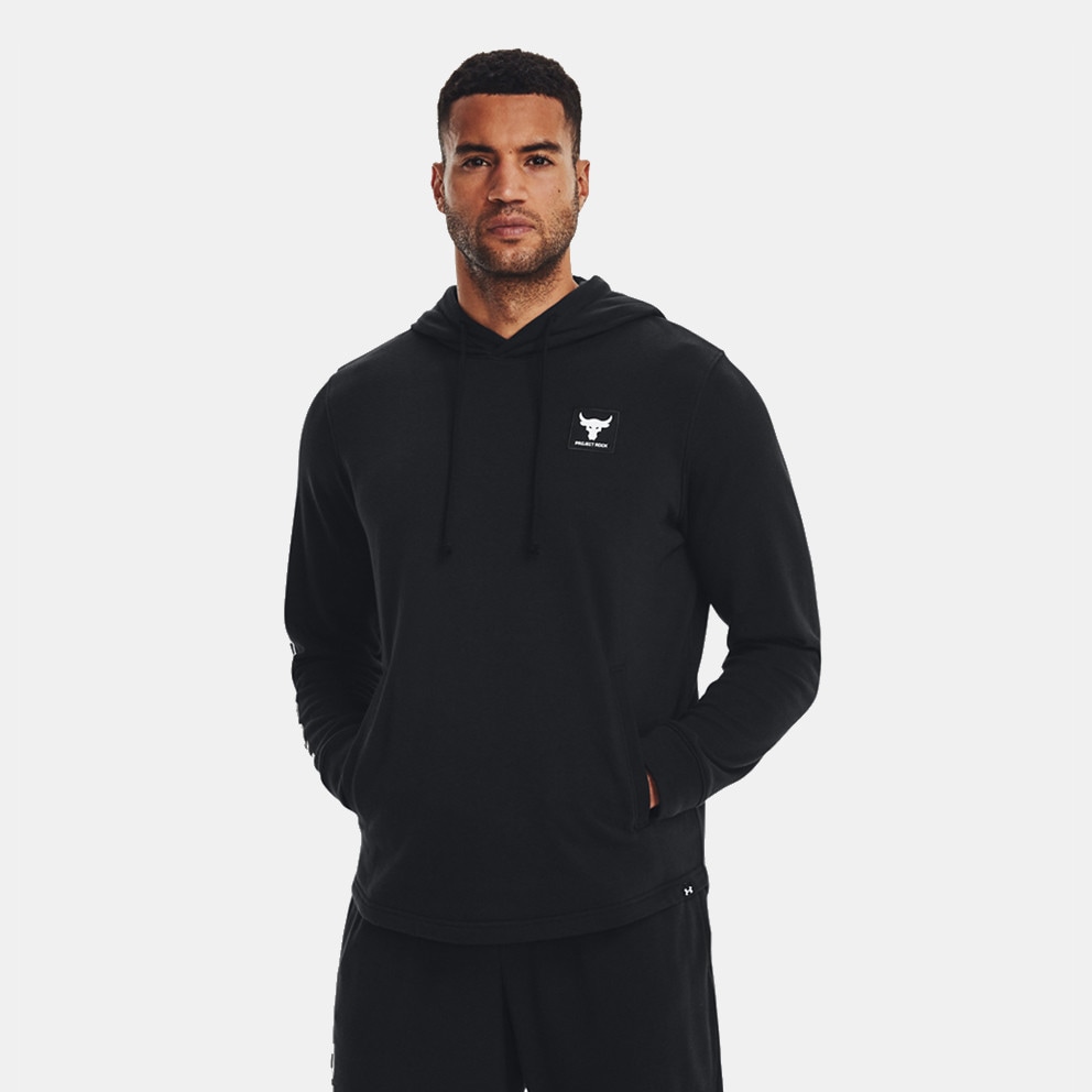 Under Armour Project Rock Terry Ανδρική Μπλούζα με Κουκούλα