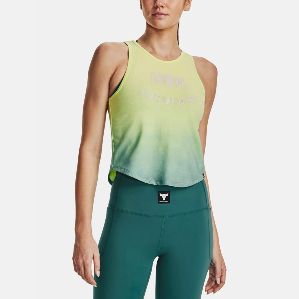 Under Armour Project Rock Fashion Γυναικεία Αμάνικη Cropped Μπλούζα (9000139776_67607)