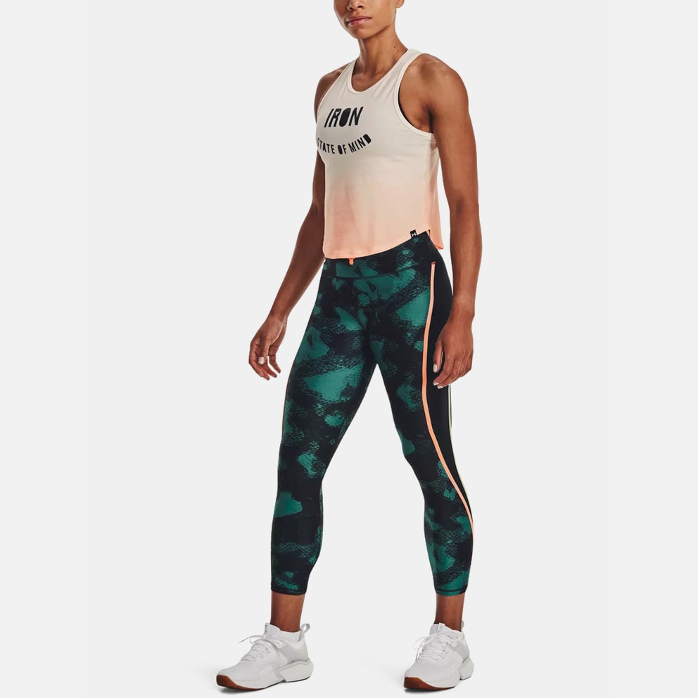 Under Armour Project Rock Fashion Γυναικεία Αμάνικη Cropped Μπλούζα