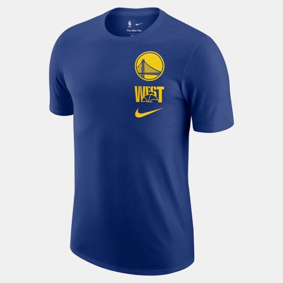 Nike Men's Golden State Warriors Blue Block T-Shirt, Medium