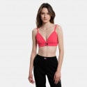 Tommy Jeans Badge Cropped Rib Knit Women's Bralette