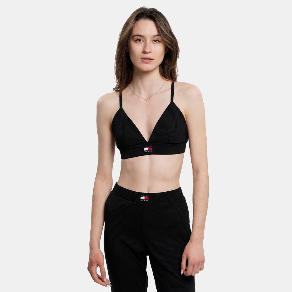 BDS - Tommy Jeans Badge Cropped Rib Knit Women's Bralette Shadowy