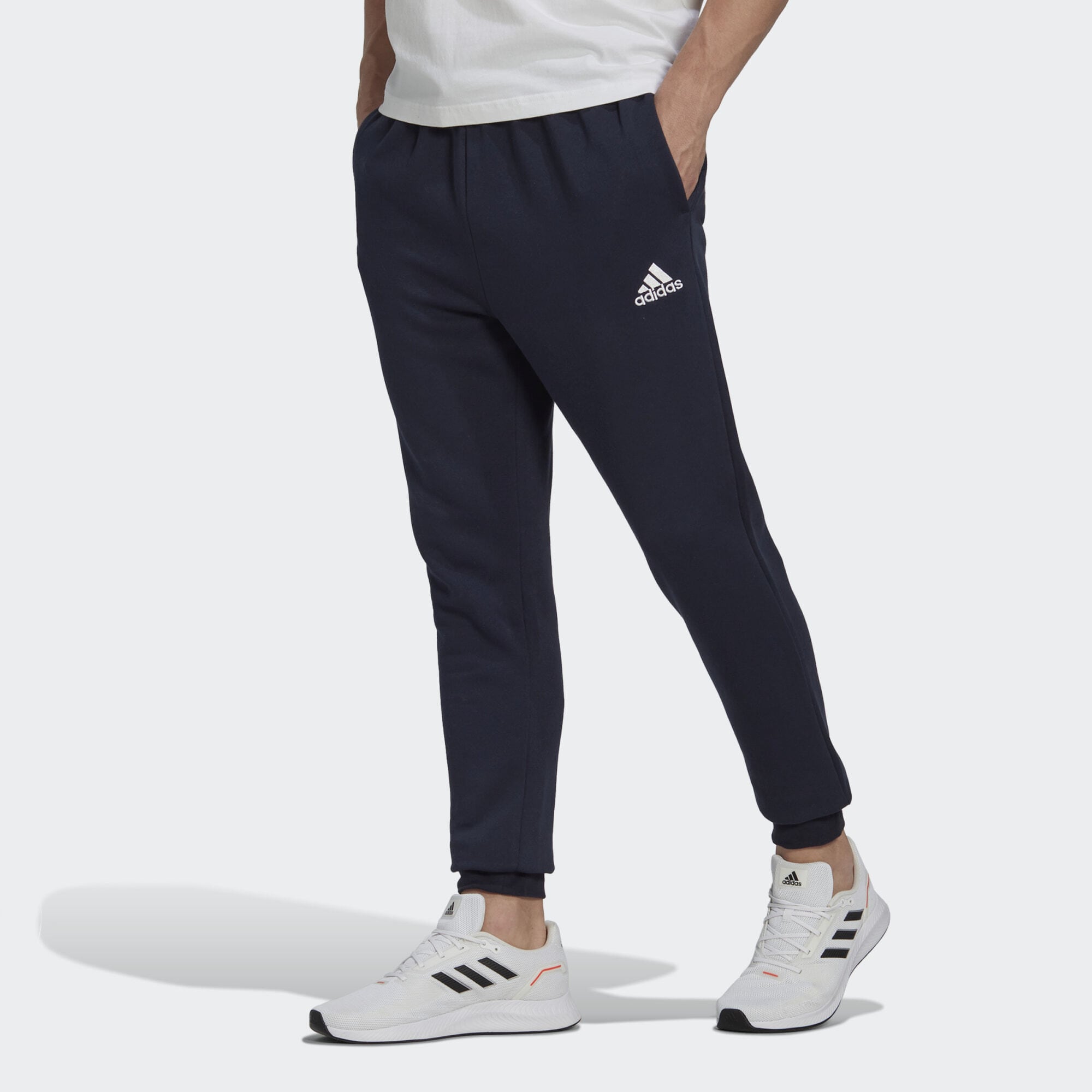 Adidas essentials hotsell fleece pants