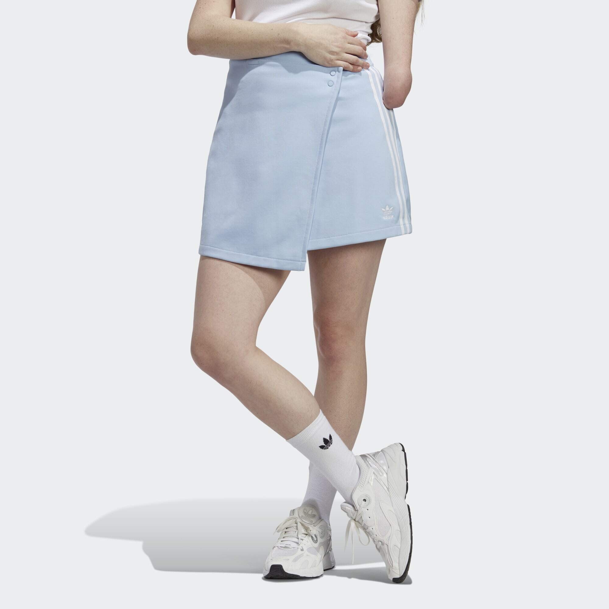 adidas Originals Adicolor Classics 3-Stripes Short Wrapping Skirt (9000146533_65914)