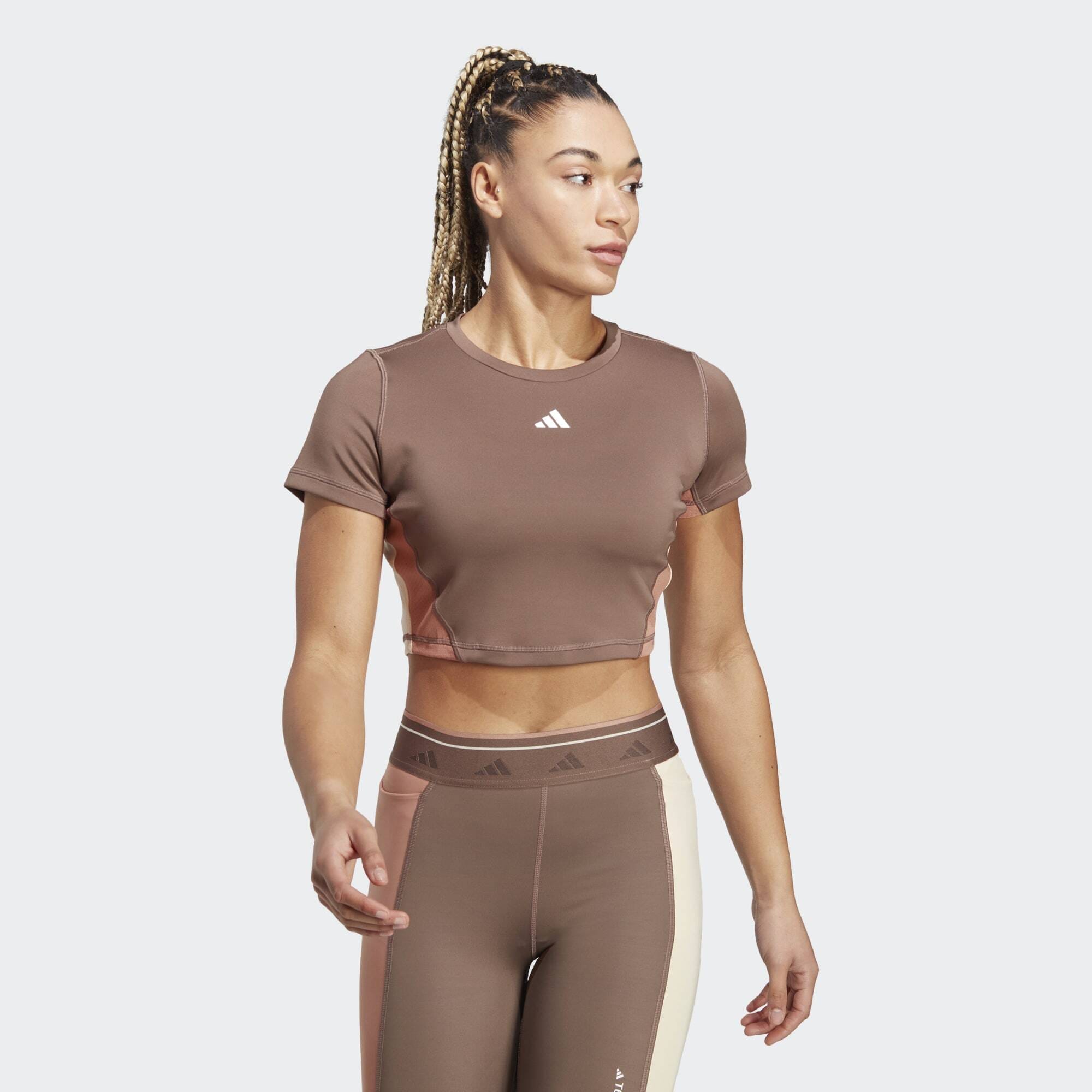 adidas Training Colorblock Crop Top (9000146666_66167)