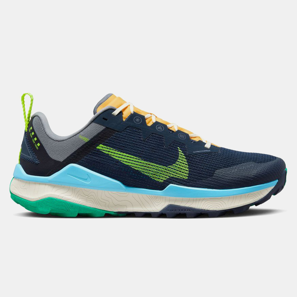 Nike React Wildhorse 8 Ανδρικά Παπούτσια για Τρέξιμο (9000129667_65465) OBSIDIAN/VOLT-COOL GREY-BALTIC BLUE