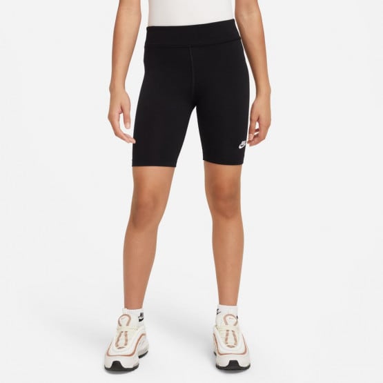 Nike Sportswear 7 In Kids' Biker Shorts Black DX5066-010