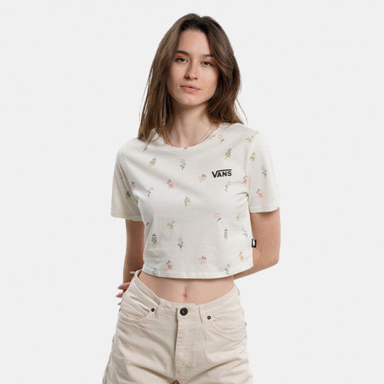 Vans Micro Ditsy Crop Crew Γυναικείο Cropped Τ-Shirt