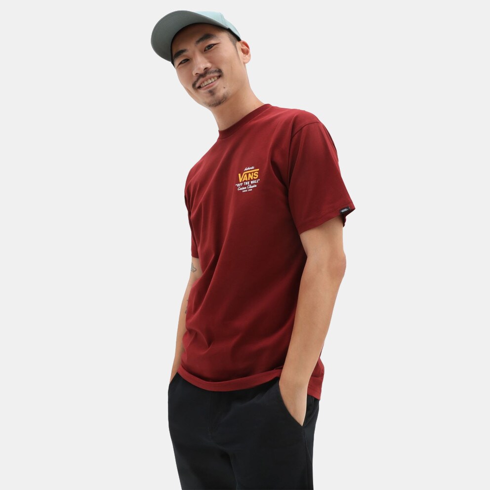 White and red cheap vans t shirt
