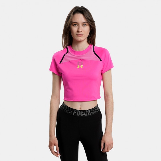 Under Armour Run Anywhere Γυναικείο Cropped T-shirt