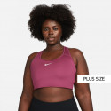 Nike Swoosh Γυναικείο Plus Size Αθλητικό Μπουστάκι