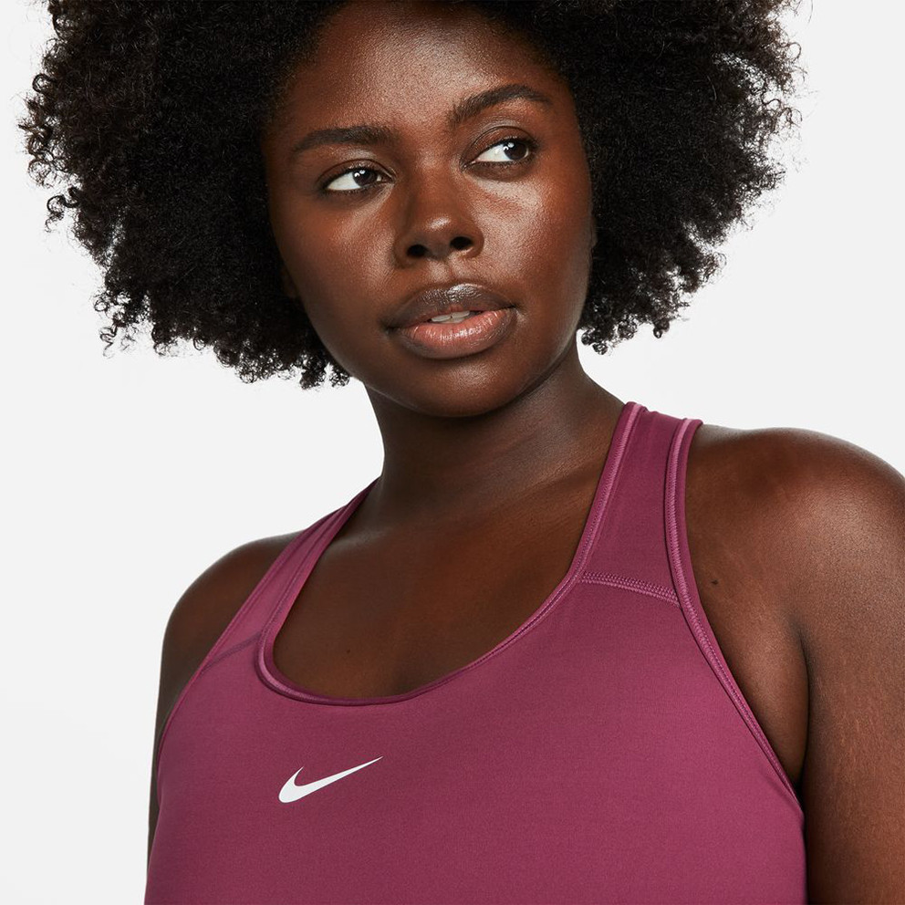 Nike Swoosh Γυναικείο Plus Size Αθλητικό Μπουστάκι