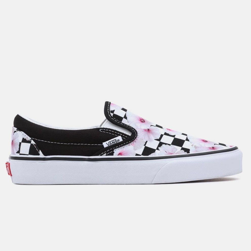 Womens pink checkerboard hot sale slip on vans