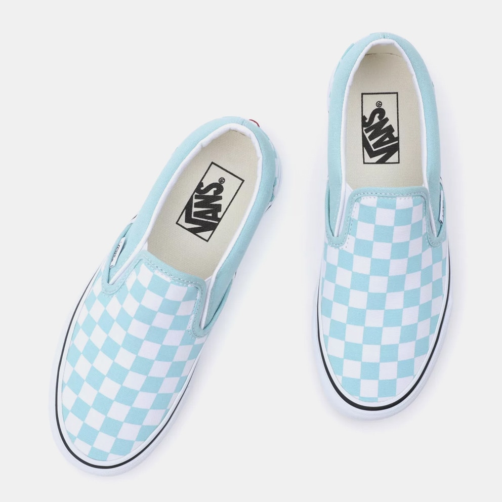 Vans Unisex Niebieskie On Checkerboard Unisex Shoes Blue