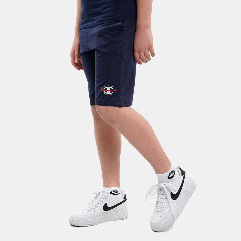 Older Kids Boys French Terry Shorts - Champion Kids\' Shorts Blue 306312 -  BS503