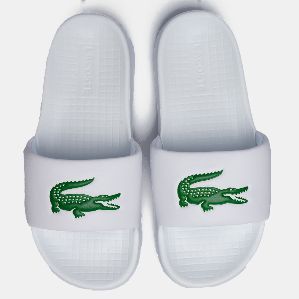 specificatie Geletterdheid Afkorten 45CFA0002082 - Lacoste Gripshot Sneakers in wit groen leer - WHI - Lacoste  Sport Croco 1.0 Women's Slides White 37