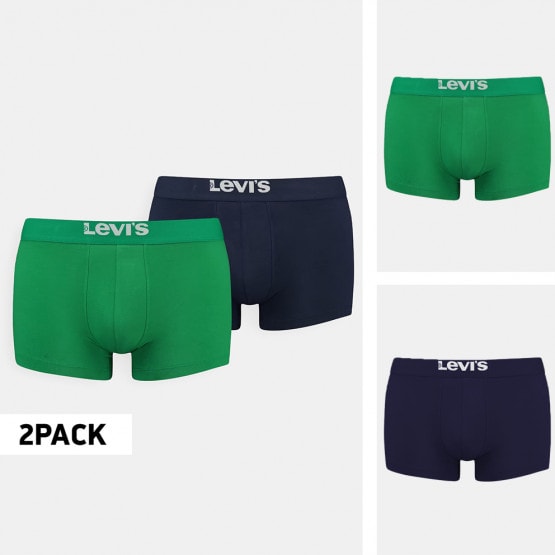 Levi's Solid Basic Trunk Organic 2-Pack Ανδρικά Μποξεράκια