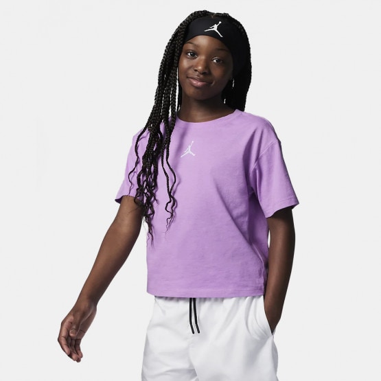 Jordan Essentials Girls' Tee Purple 45A770-P3R