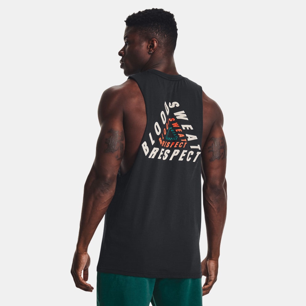 Under Armour Project Rock Muscle Ανδρικό Αμάνικο T-shirt