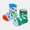 Happy Socks 2-Pack Car Kids' Socks