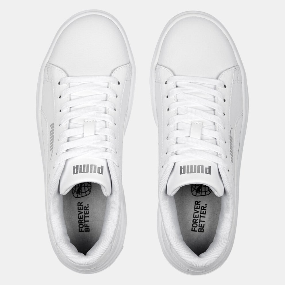 Puma Smash Platform 3.0 Women's Shoes White 390758 - Кросівки puma cali  кроссовки - 01