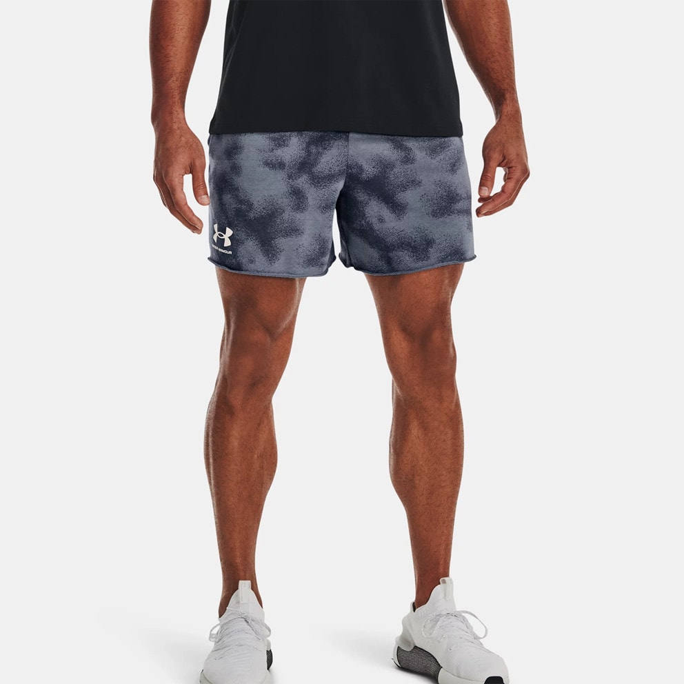 044 Under Armour Rival Terry Men s Shorts Blue 1377578 under