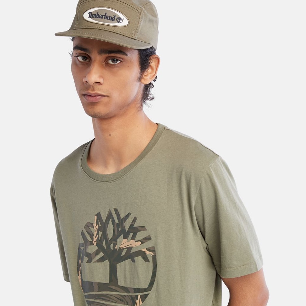 Timberland Logo Seasonal Camo Men's T-Shirt