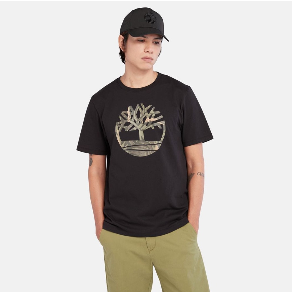 Timberland Logo Seasonal Camo Ανδρικό T-shirt