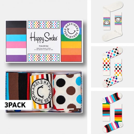 Happy Socks 3-Pack Pride Socks Gift Unisex Socks