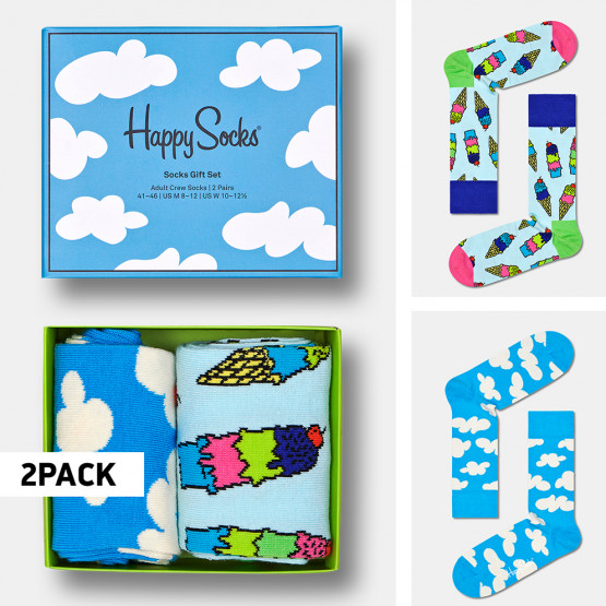 Happy Socks 2-Pack Sunny Day Unisex Κάλτσες