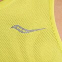 Saucony Stopwatch Singlet Ανδρική Αμάνικη Μπλούζα