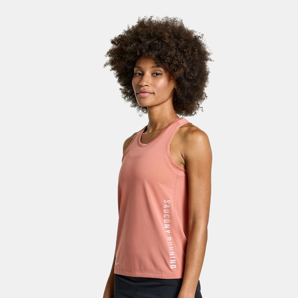 Saucony Stopwatch Graphic Singlet Γυναικεία Αμάνικη Μπλούζα (9000135218_66401)