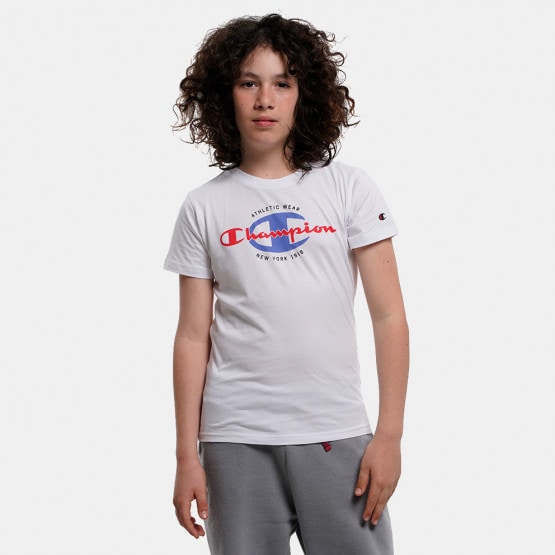 Champion Crewneck Kids' T-Shirt White 306307-WW001