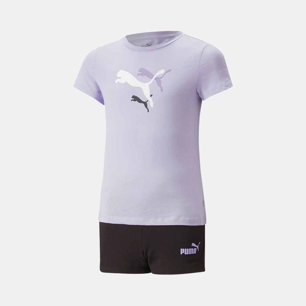 Puma Graphic Tee & Shorts Kids' Set