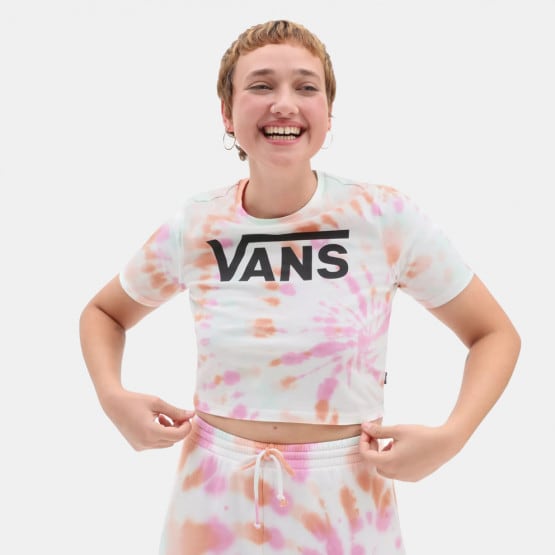 Vans Resort Wash Crop Crew Women's T - vans otw pencil pouch boys flame  camo - shirt Multicolor VN0003PS4481