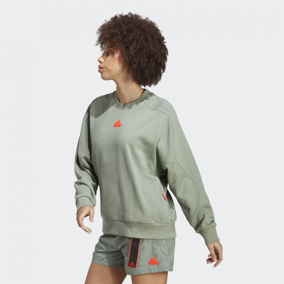 adidas City Escape Loose Crew Sweatshirt