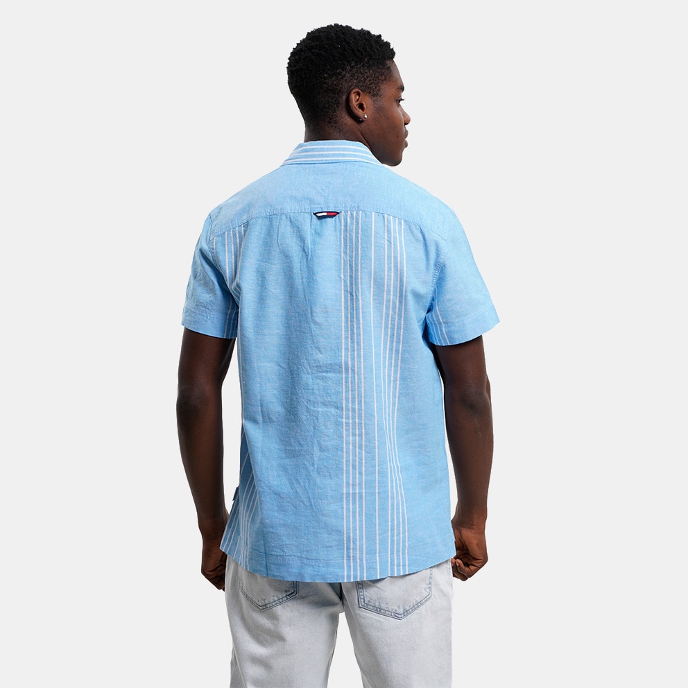 Tommy Jeans Linen Mini Stripe Men's Shirt