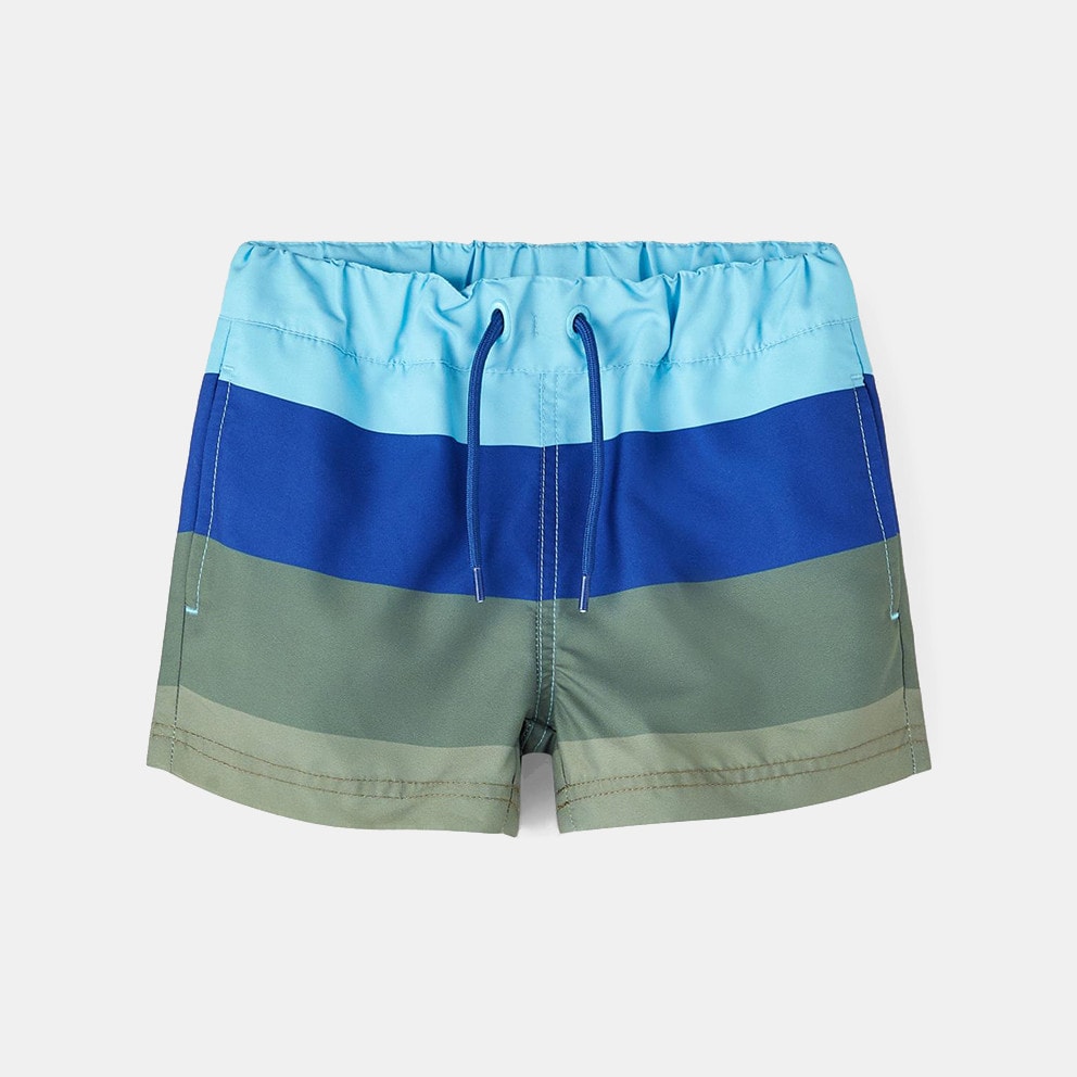 Lacoste Men's Two-Tone Monogram Swim Trunks