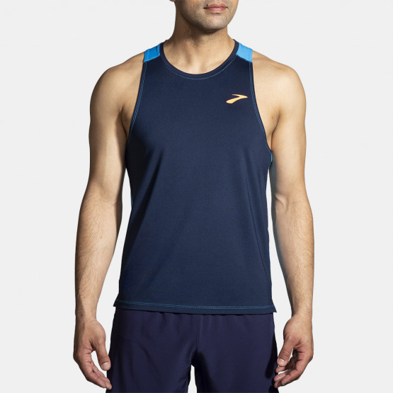 Brooks Atmosphere Singlet 2.0 Navy/Spring Break Μπ