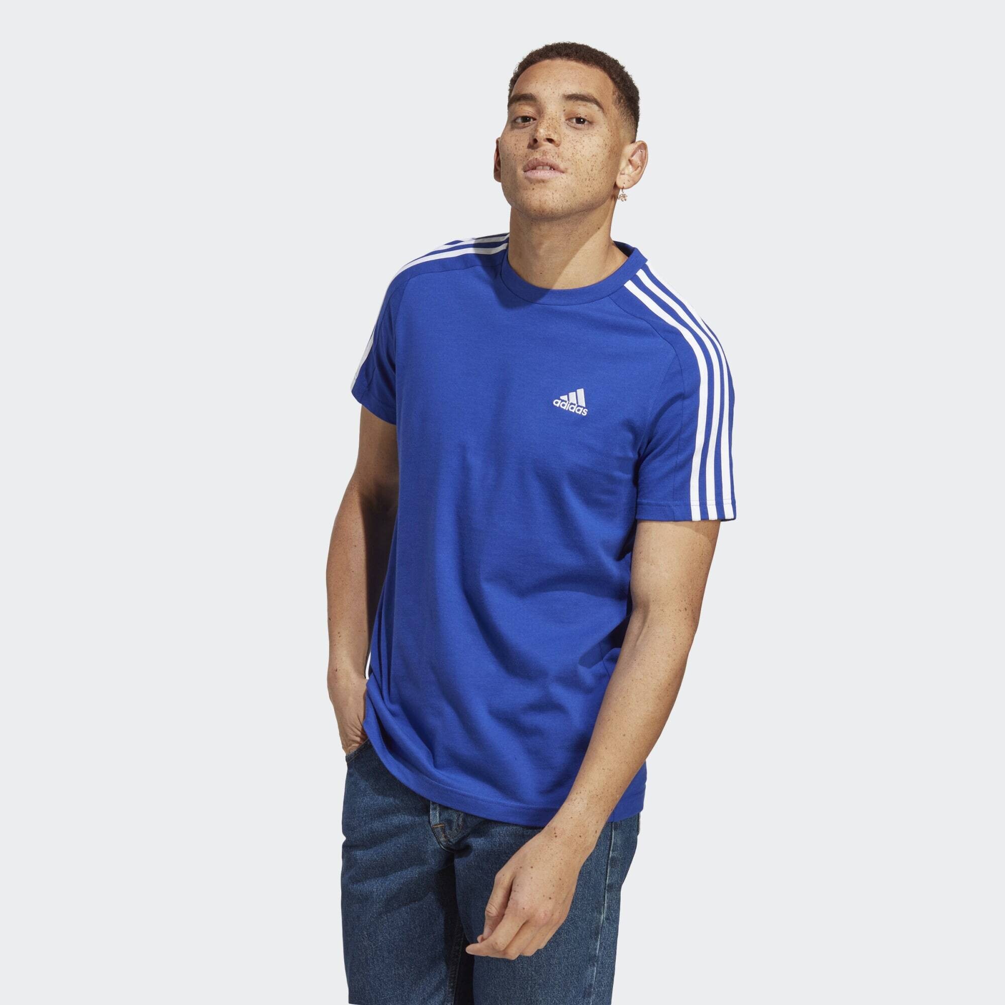 adidas Essentials Single Jersey 3-Stripes Tee (9000148621_65692)